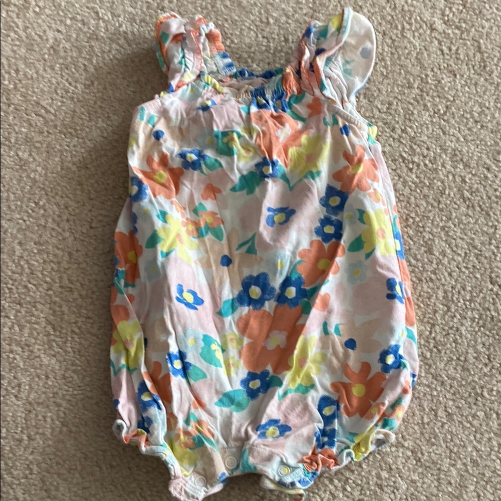 Floral Baby Romper